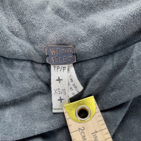 We the Free People Jacket Women XS/S Breakfast Club Moto Bomber Military Grunge - Picture 3 of 13